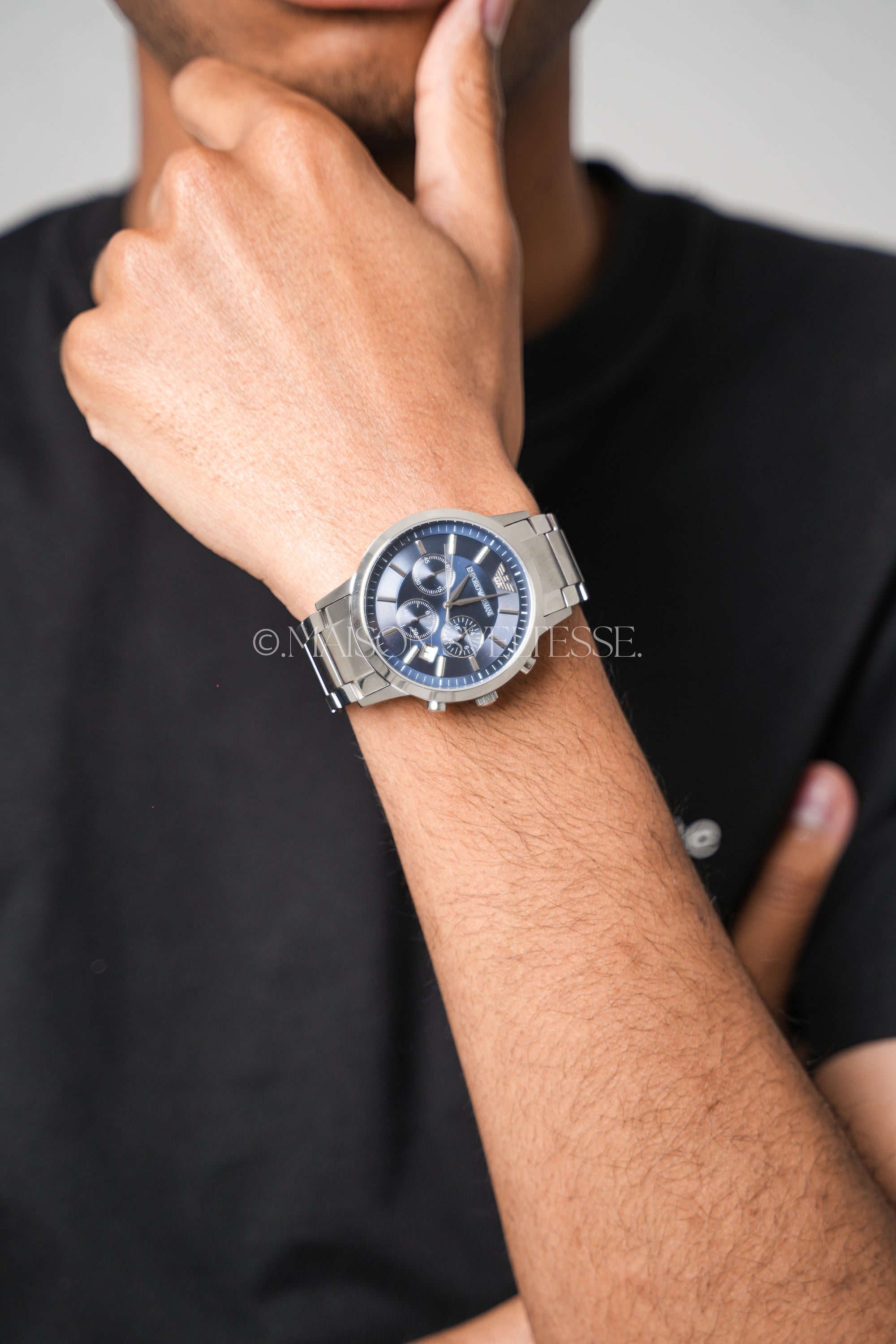 Emporio Armani Renato Blue Dial