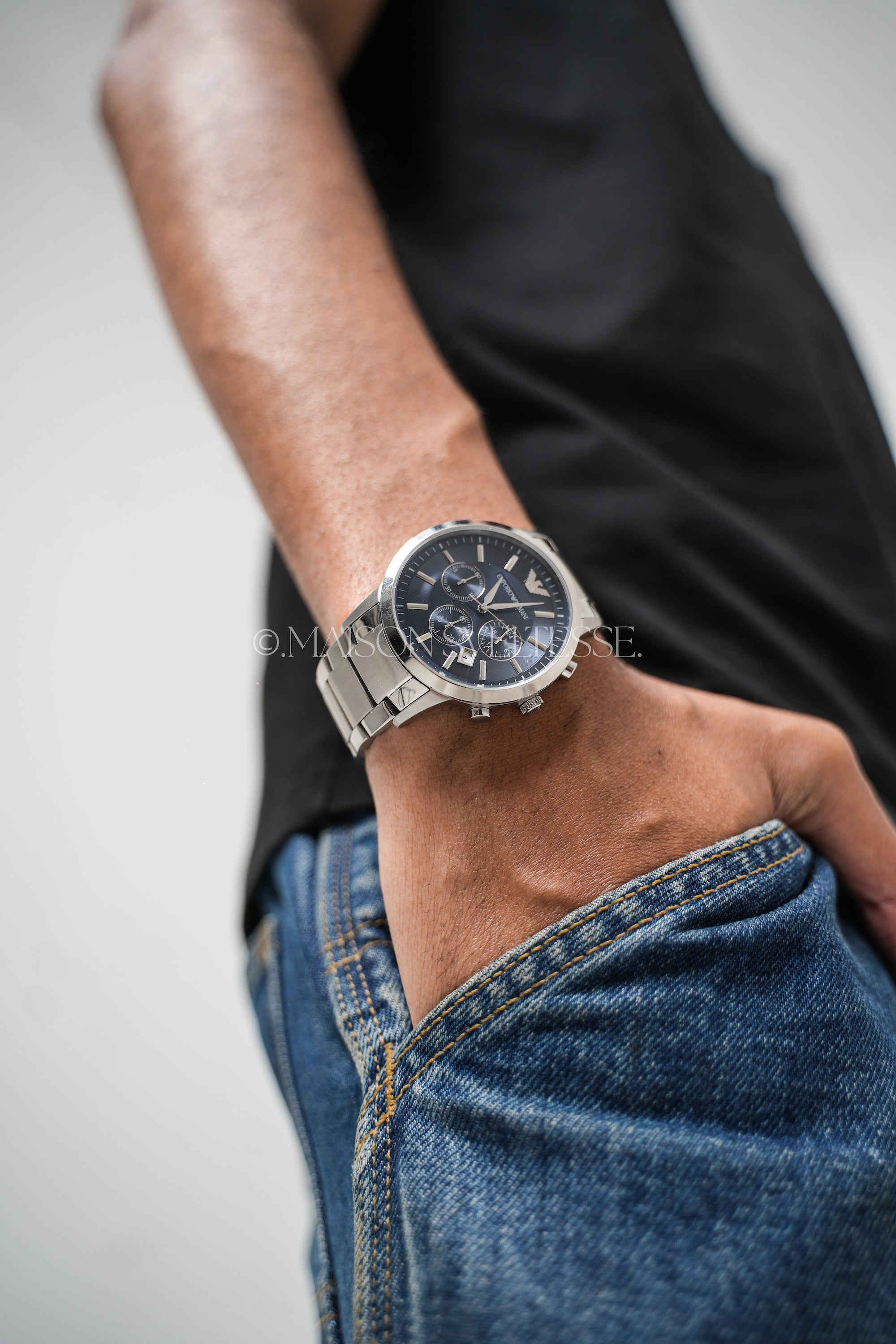 Emporio Armani Renato Blue Dial