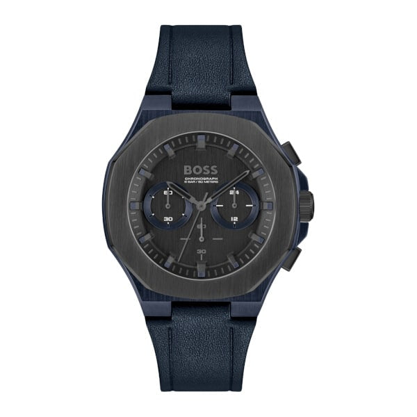 Hugo Boss Taper Leather Blue