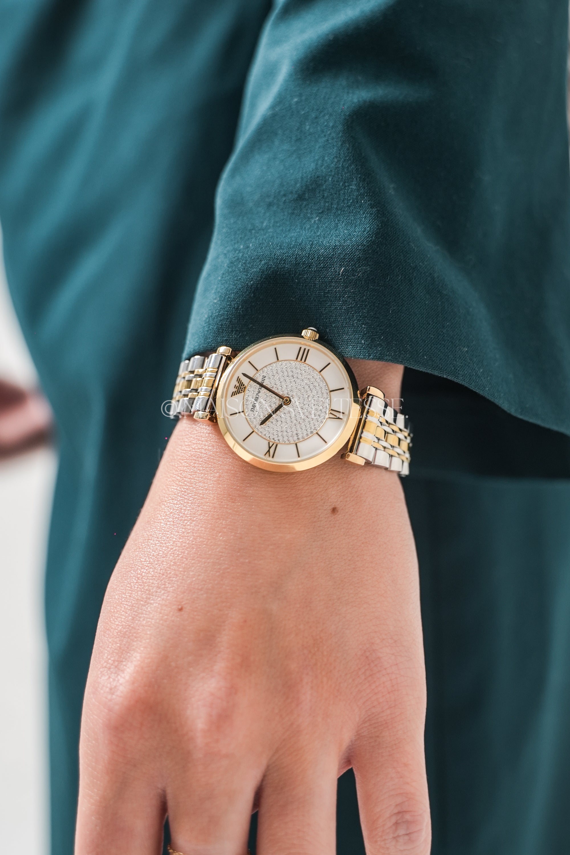 Emporio Armani Classic Bicolore Gold