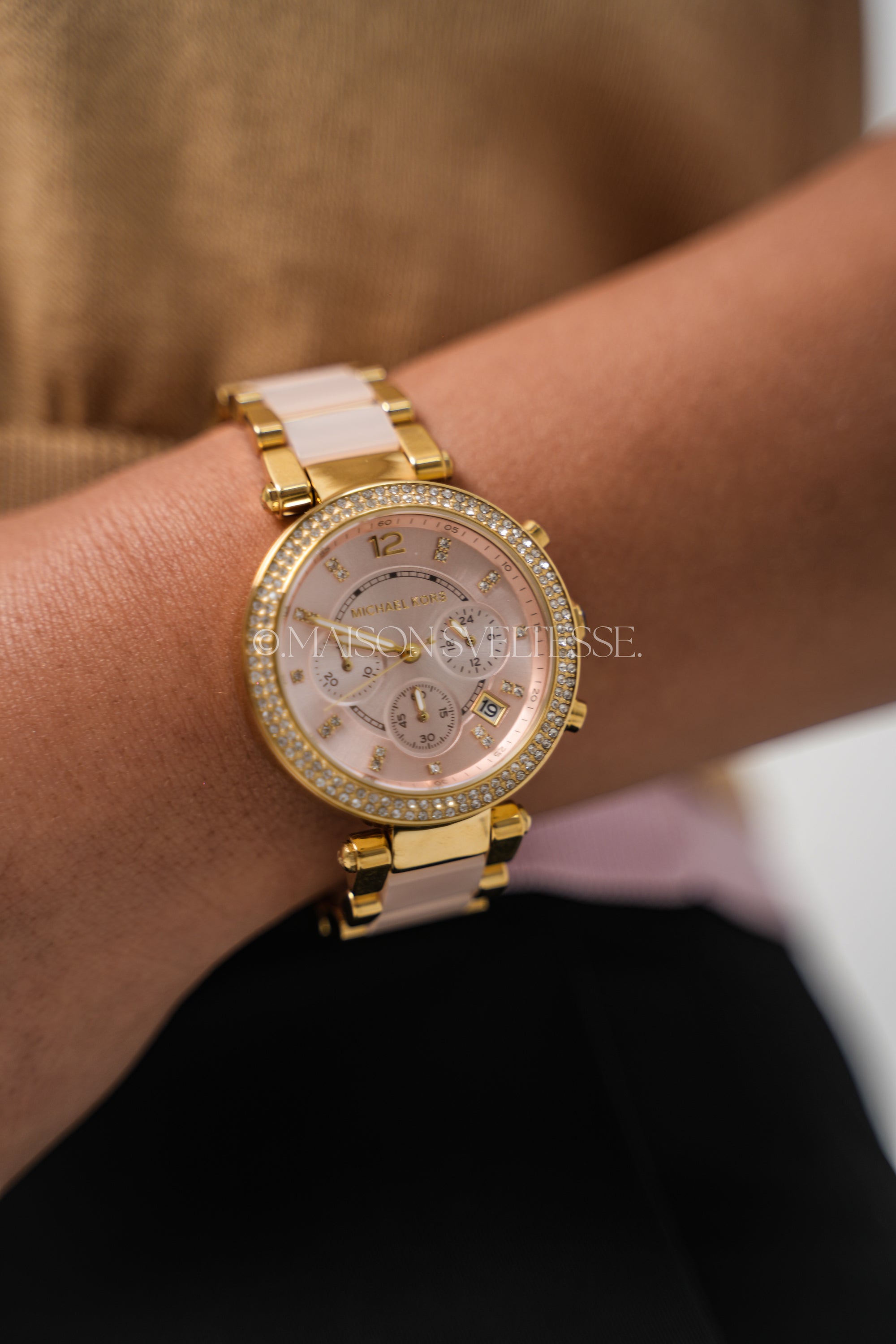 Michael Kors Parker Champagne Dames