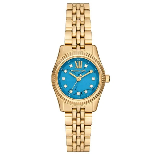 Montre Michael Kors Petite Lexington Bleu Tiffany femme, Maison Sveltesse