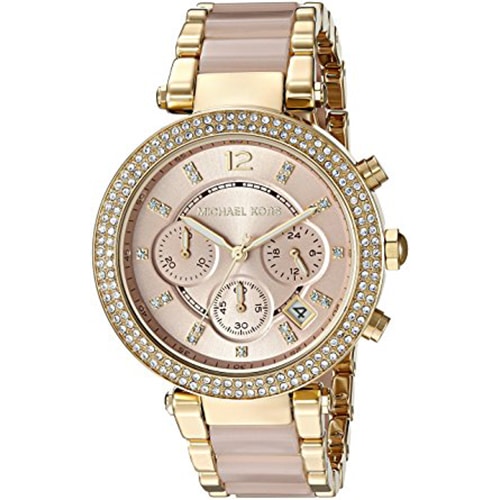 Michael Kors Parker Champagne Femme