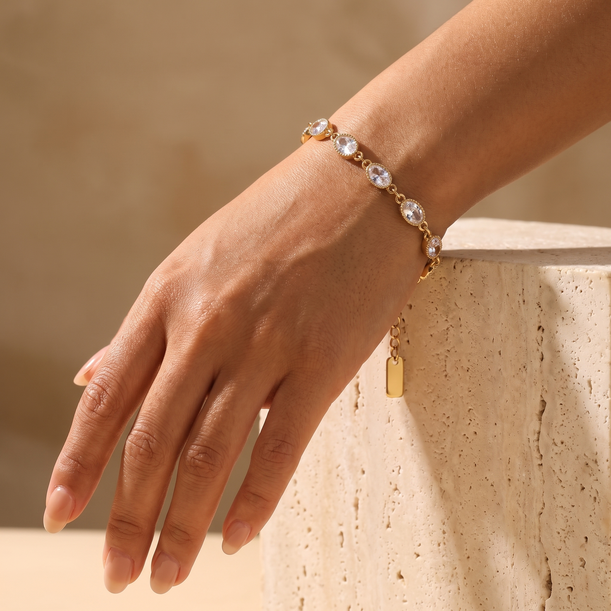 Bracelet Voie Lactée porté, Maison Sveltesse
