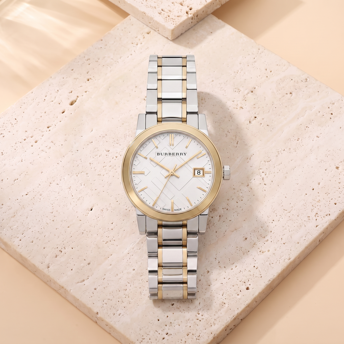 Burberry The City Mini Women's Watch | Gold, Silver, Two-Tone